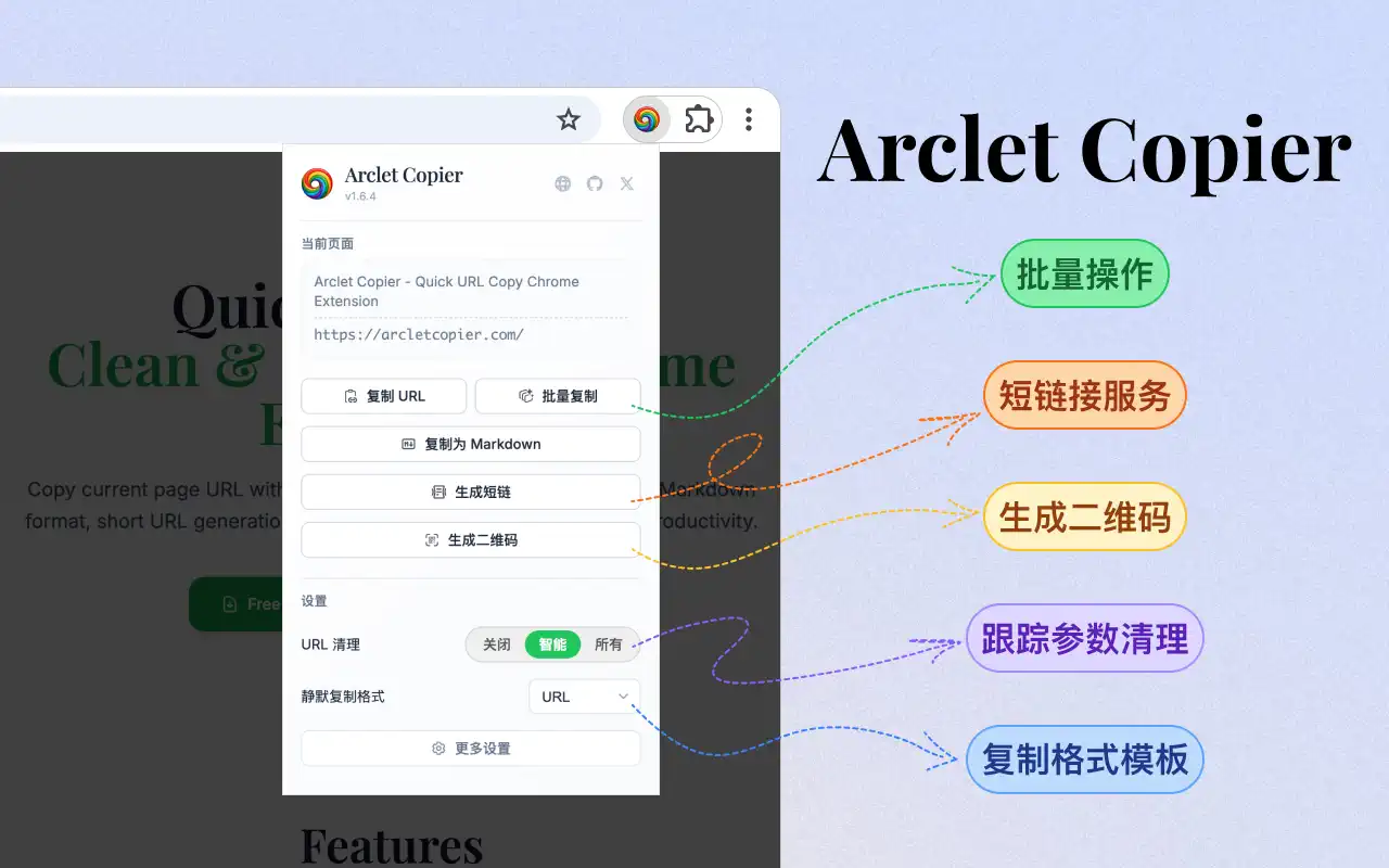 主界面 - Arclet Copier Extension